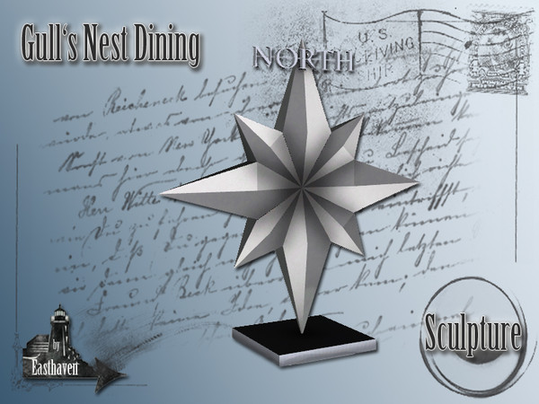 Sims 3 — GullsNestDining_Sculpture by Easthaven — GullsNestDining_Sculpture by Easthaven for TSR