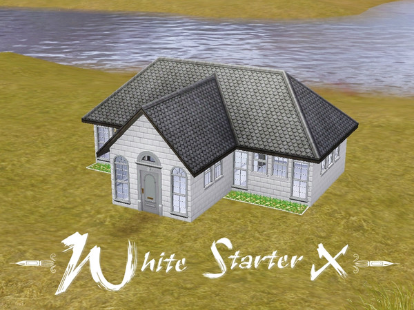 Sims 3 — White Starter X by enrico092 — 1 BR/1 Bath - Nice Starter for a knight who wants a peaceful living. White