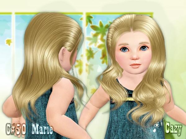 The Sims Resource - Marie Hairstyle Toddler