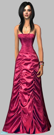Sims 2 — New`s Year Satin Gowns by milanokat — 