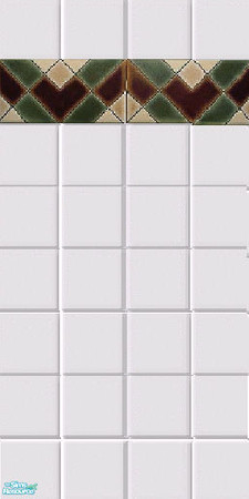 Sims 2 — Green,Cream,Brown and white by lilashannah — Nice patteren looks good in game