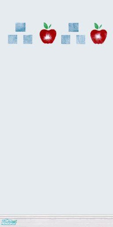 Sims 2 — Apple Border by cariadbach — Just right for your country kitchen