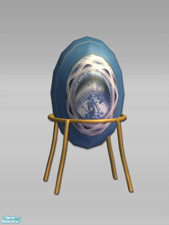 Sims 2 — Decorative Egg Sculpture - Mesh by Shakeshaft — A Hallway set to create a classic style first impression on