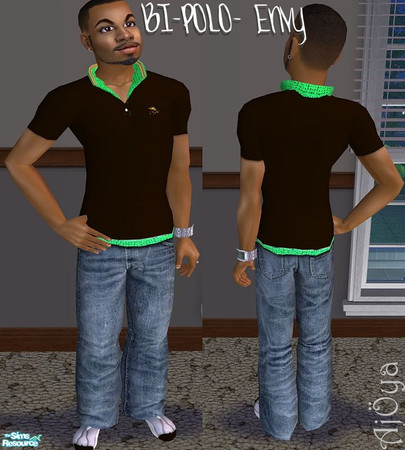 Sims 2 — BI-POLO - Envy by Ajoya — A set of of Polo Outfits for your Male Simmies! XD *UPDATE* It has been brought to my