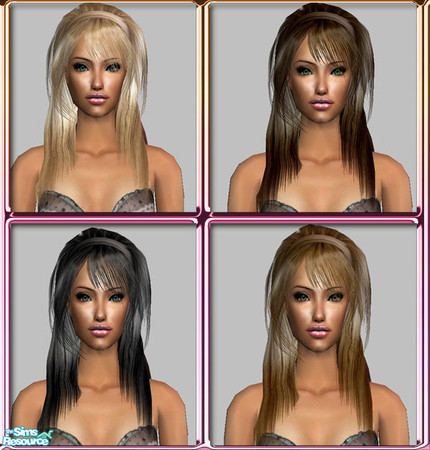 Sims 2 — Framed Hair Set by nikisatez05 —  