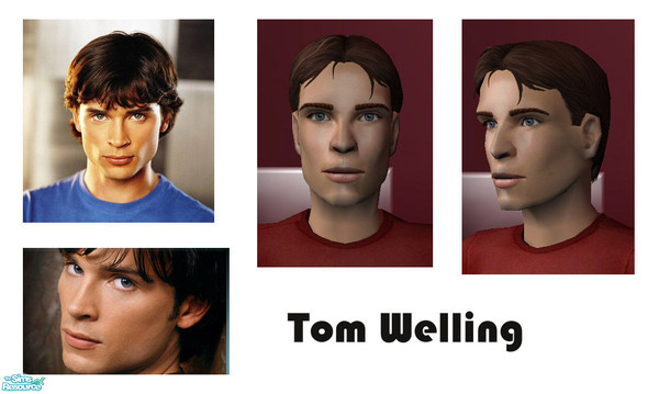 Sims 2 — Tom Welling by vasconcellos — Tom Welling, the Clark Kent from Smallville TV show.