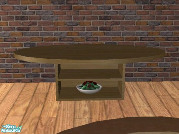 Sims 2 — Pure Ultramodern - Cherry - Coffee Table by EarthGoddess54 — Part of the Pure Ultramodern Living Cherry recolor