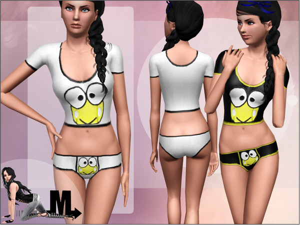 Sims 3 — Keropi by miraminkova — Cute undies for teens and adults.