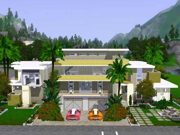 Sims 3 — Morningside by mrsimulator — Morningside Morningside is a modern, comfortable and secured home, with swimming