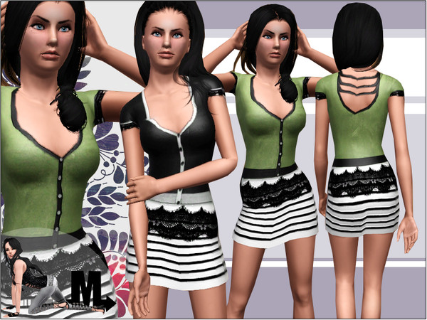 Sims 3 — Resolution by miraminkova — Elegant and beautiful everyday outfit for your Sims.