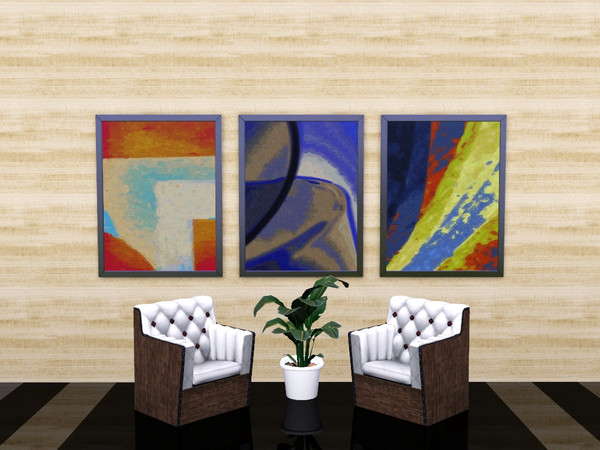 Sims 3 — Mr S Abstract Painting 15 by mrsimulator — Mr S Abstract Painting 15