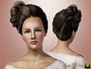 Sims 3 — Ulker Hair Fashionista 16 by ulker — A high bun for female sims. It's available for all ages.