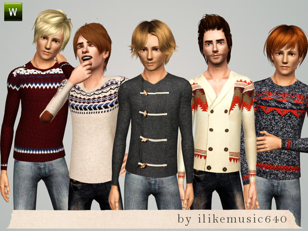 The Sims Resource - Quirky Sweaters AM
