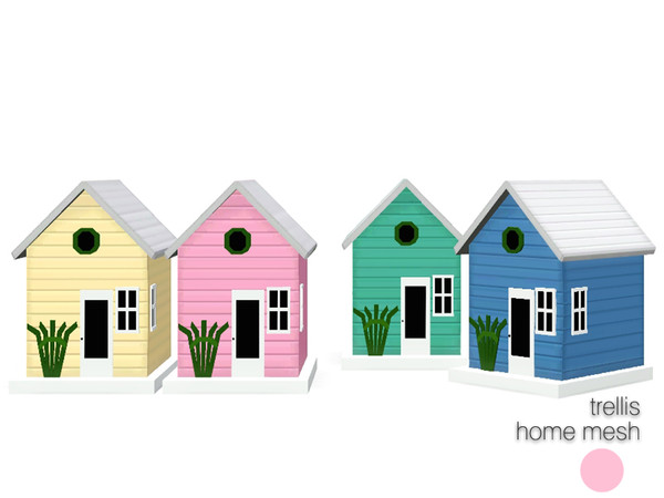 Sims 3 — Trellis Bird House Mesh by DOT — Trellis Bird House Mesh by DOT of The Sims Resource