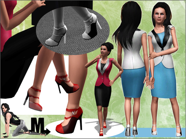 Sims 3 — Lightning by miraminkova — A pair of high heels with lightning.