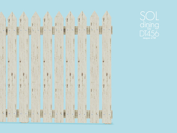 Sims 3 — Sol Fence by DT456 — Sol Fence DT456 for TSR - TSRAA