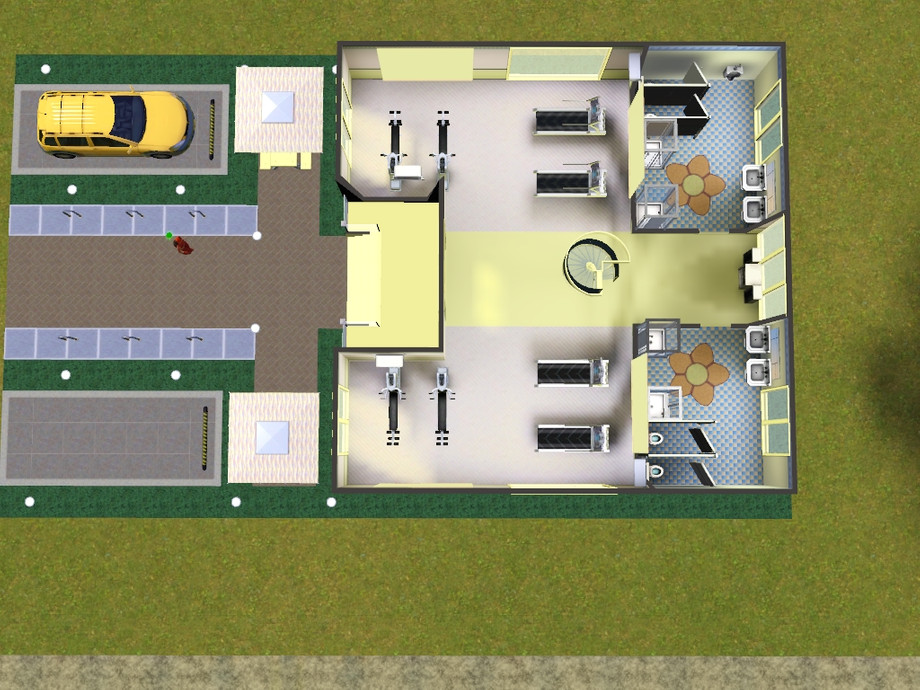 The Sims Resource | Modern Fitnesscenter