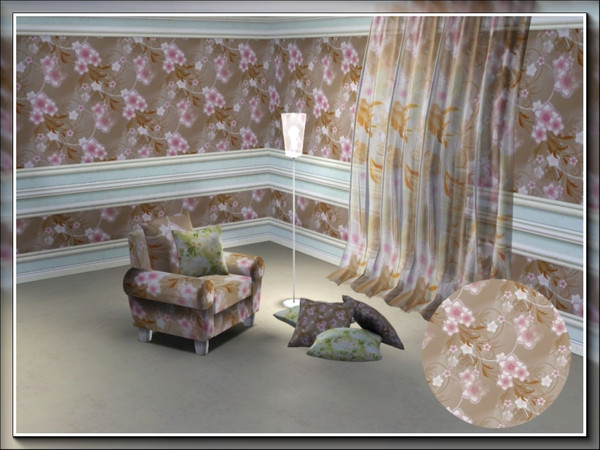 Sims 3 — marcorse_floral field earth pattern by marcorse — This is the Earth variation of a set of floral patterns called