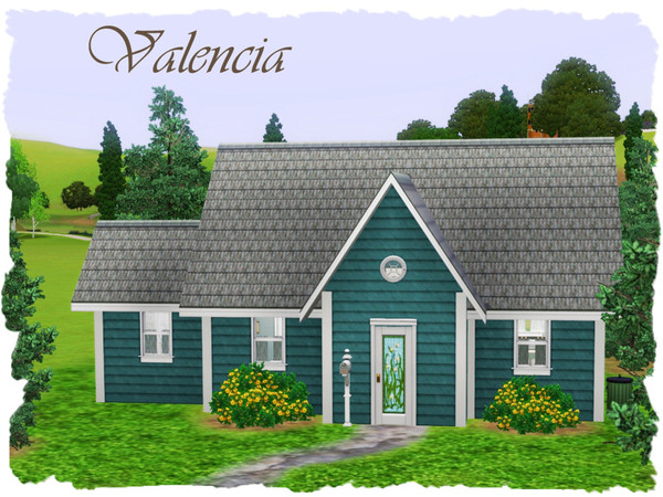 Sims 3 — Valencia - BASE GAME ONLY by elena99e2 — Small yet spacious for a single Sim. Plenty of room to expand.