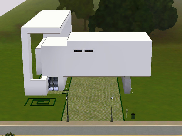 Sims 3 — Abstract Home by ssphotography2 — Abstract modern home with an interesting layout.