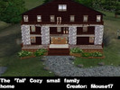 Sims 3 — The 'Tall' Cozy Home by mouse17 — 2 full bathrooms and two bedrooms. fully furnished Think of this house as a