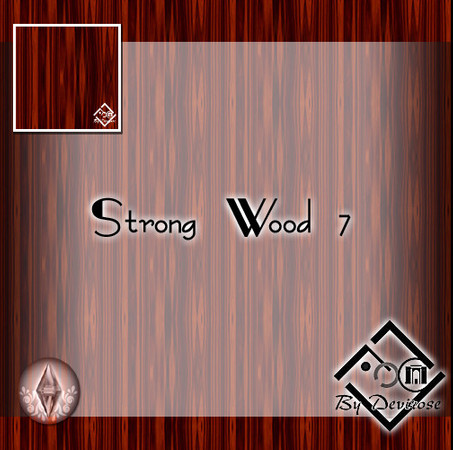 Sims 3 — Strong Wood 7 by Devirose — by Devirose,created using EA's 'Create a Pattern'.'-No need Expansion packs,base