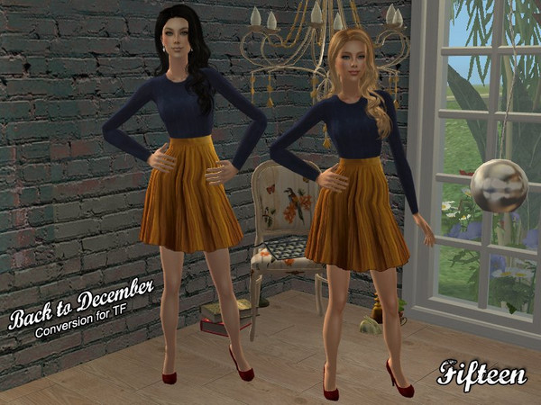 Sims 2 — Fifteen by txprincessshan2 — Requested teen conversion. Outfit worn by Taylor Swift while shopping in NYC Ralph