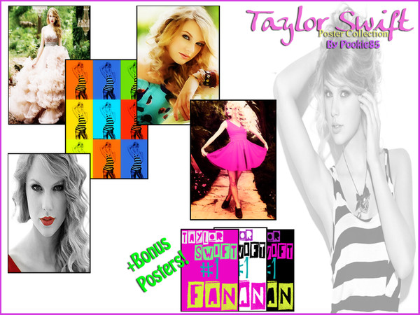 Sims 3 — Taylor Swift Poster Collection by Pookie85 — If your sim loves Taylor Swift, this artistic collection is