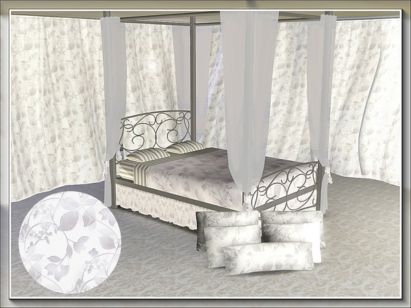 Sims 3 — marcorse_leaves entwined frost pattern by marcorse — Another variation of the entwined leaves design, with the