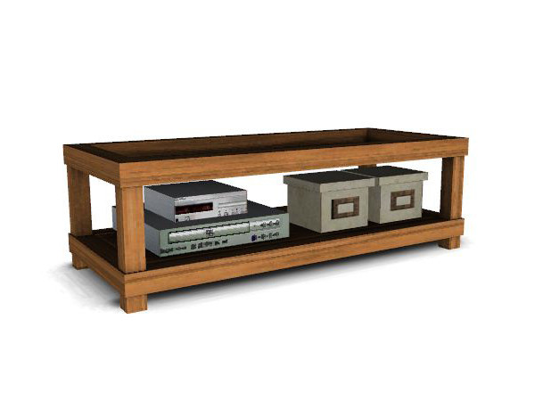 Sims 3 — Comfort Living Coffee table by Lulu265 — Part of the Comfort Living Set