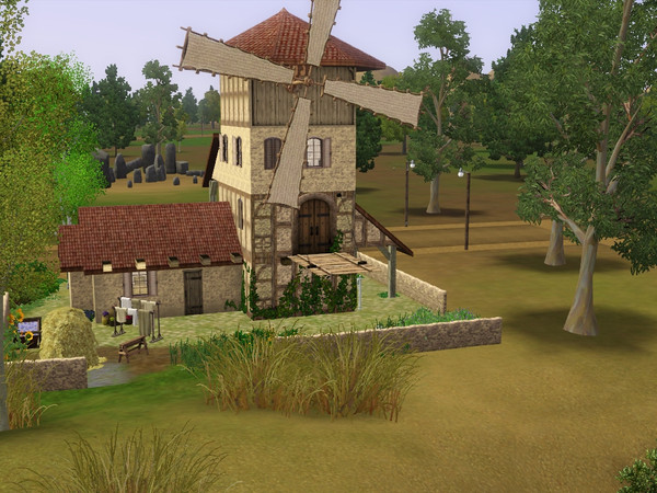 Sims 3 — Little Mill by SimSylvia40 — little house for 2-3 sims