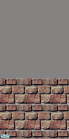 Sims 2 — Old Victorian Manor Exterior Walls - Bricks With Grey by Mirraaj — A SuperSet of 16; Brick, Siding and Poured