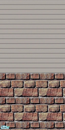 Sims 2 — Old Victorian Manor Exterior Walls - Bricks With Beige Sidin by Mirraaj — A SuperSet of 16; Brick, Siding and