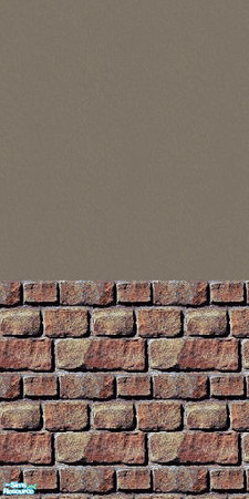 Sims 2 — Old Victorian Manor Exterior Walls - Bricks With Tan by Mirraaj — A SuperSet of 16; Brick, Siding and Poured