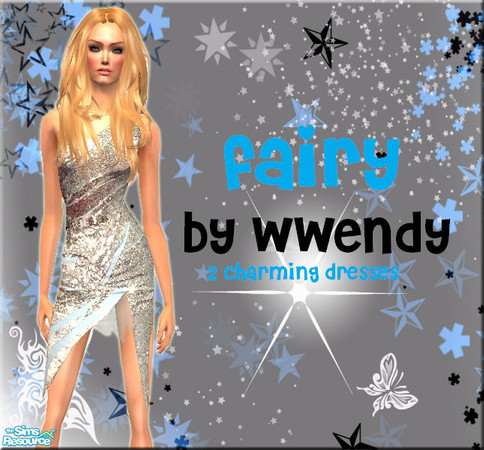 Sims 2 — FaiRy... by wwendy — 2 charming and beautiful dresses which can used as everyday and formal :)