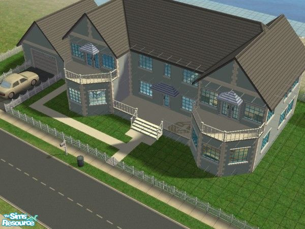 Sims 2 — Sea View by pixi449 — My first house. Perfect for a family or a vacation home on Twikkii Island. Download and