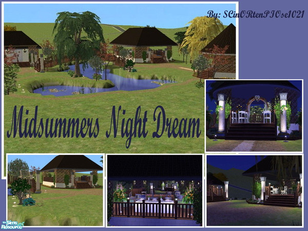 Sims 2 — Midsummers Night Dream by scinortenpiose1021 — Love is most certainly in the air! A perfect park setting with a
