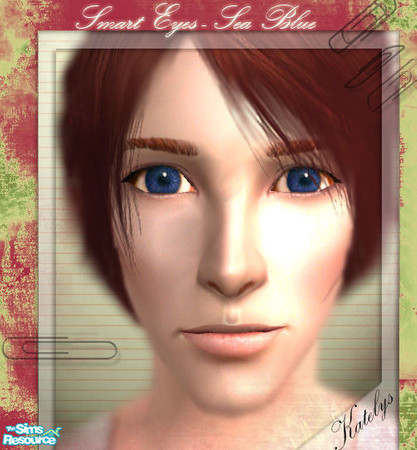 Sims 2 — The Smart Eyes set - C4ad26f6 Sea Blue by TSR Archive — A part of the Smart Eyes set. Add your sims a smart