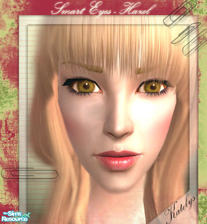 Sims 2 — The Smart Eyes set - 57e12eab Hazel by TSR Archive — A part of the Smart Eyes set. Add your sims a smart look!