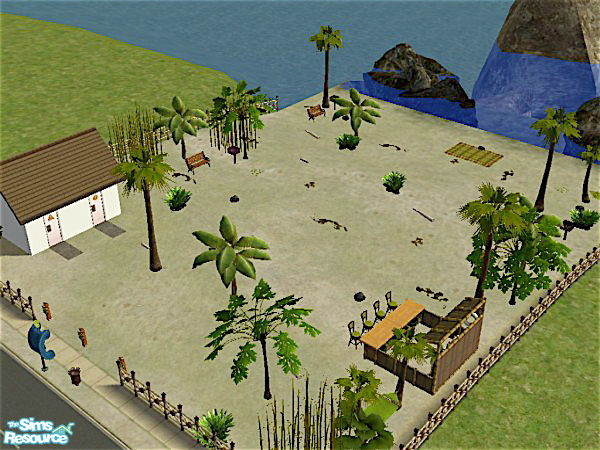 Sims 2 — Sugar Waters Beach by britchenhauer — The legend started around 300 B.C. The waters of Sugar Waters beach are so