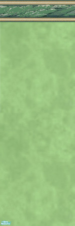 Sims 2 — Oasis Leaves Paint by mai_sumi — A green paint with a border part of the Oasis Leaves Set. By Mai_Sumi