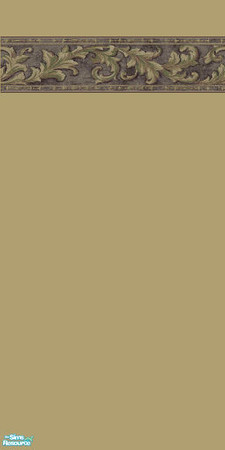 Sims 2 — JD Ornament - Olive by jdamgaard — Olive colored wallpaper