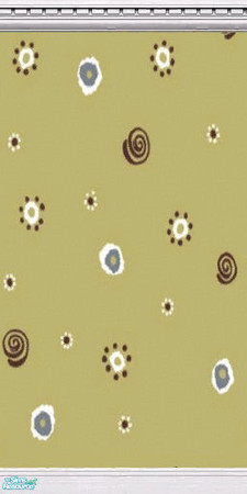 Sims 2 — Gingerbread Living Room - Wallpaper 4 by sallyhails — Matches my Gingerbread Christmas Set. Set consists of