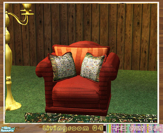 Sims 2 — Huabanzhu livingroom 04 - livingchair by huabanzhu — 