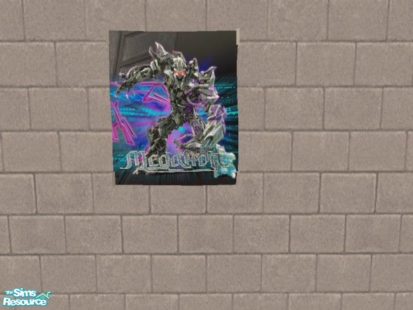 Sims 2 — Decepticon Posters - Megatronbyflorrie1977 by florie1977 — Can\'t have the good guys without the bad guys!
