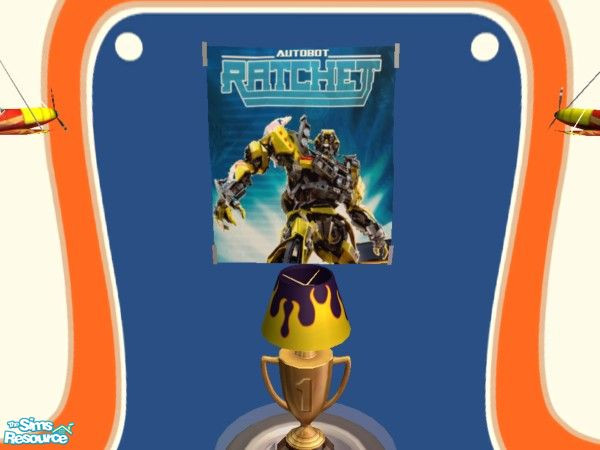 Sims 2 — Autobot Posters - Ratchetbyflorie1977 by florie1977 — My favorite Autobot. Fused 2 pics to get his one. It