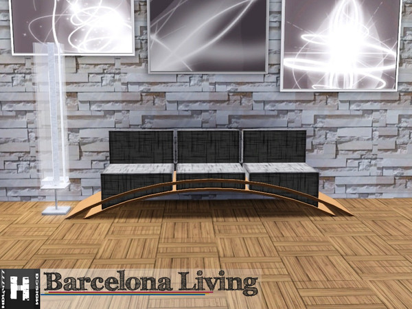Sims 3 — Barcelona Living Sofa by hudy777-design — Barcelona Living Sofa by: hudy777DeSign