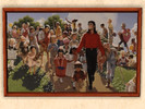 Sims 2 — Michael walks with the children by dgamergirl2 — A painting of Michael Jackson walking with Children. He hung it