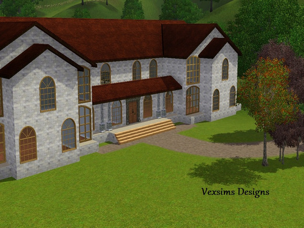 Sims 3 — Railton Manor by Vexsims2 — This huge manor house will be the perfect shell for your sims. 