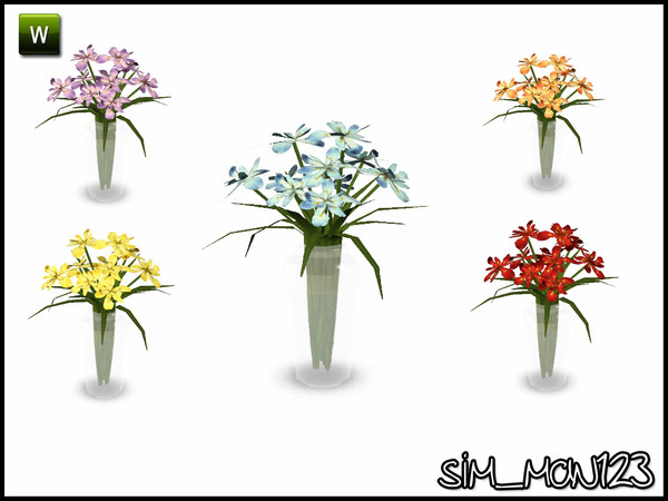 Sims 3 — Kaedyn Iris by sim_man123 — Iris Vase, from my Kaedyn Bedroom Set. Made by sim_man123 from TSR. TSRAA.